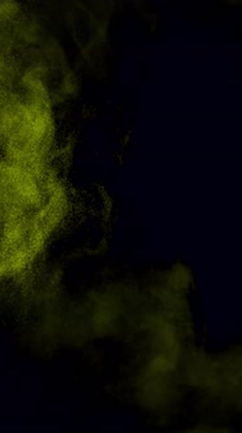 Color Smoke Particles Vertical View