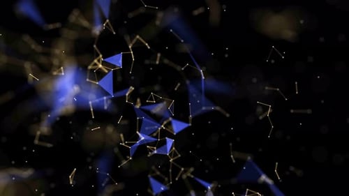 3d Lines moving animation