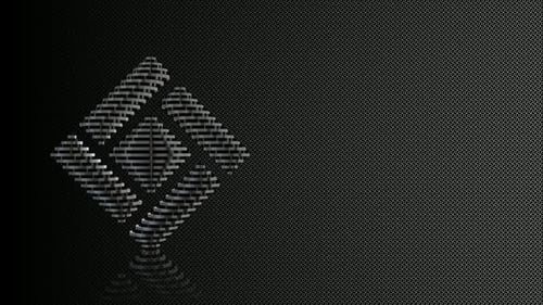 3D Geometric Shape Abstract Morphing Animation Loop