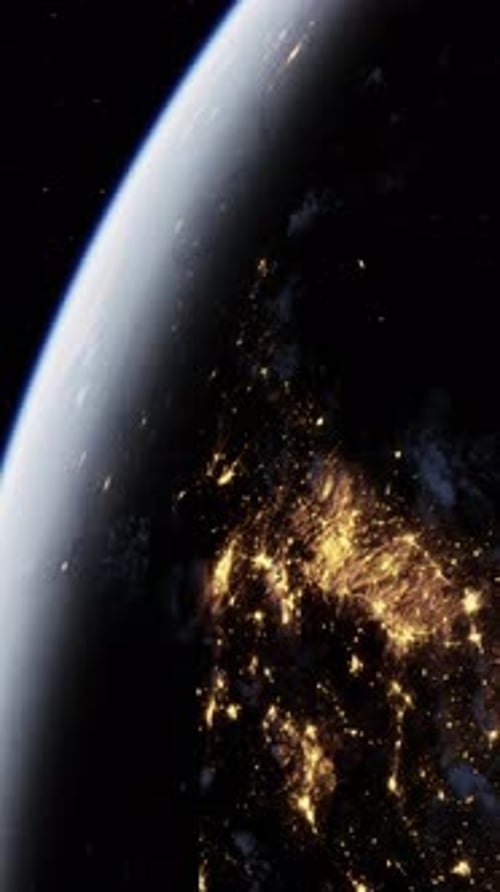 Earths Night View From Space