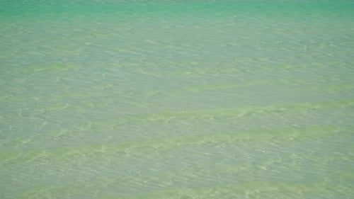 Tropical Beach and Blue Sea with Waves