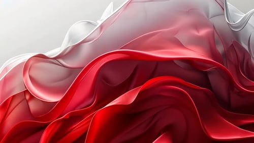 Abstract Flowing Fabric