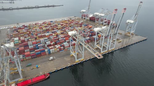 Luftfrachthafen für Container