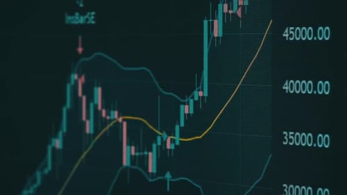 Stock Market Chart Shows Upward Trend