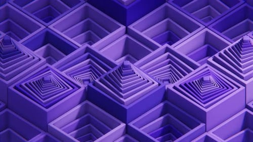 Abstract Retro Violet Seamless Loop Background