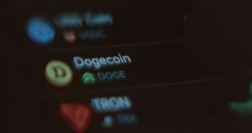 Scrolling the List of Cryptocurrencies Mini Charts View