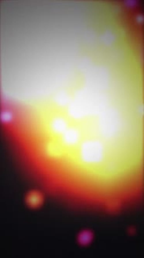 Abstract Colorful Bokeh Light Particles Festive Background