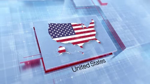 Anzeige der USA-Karte