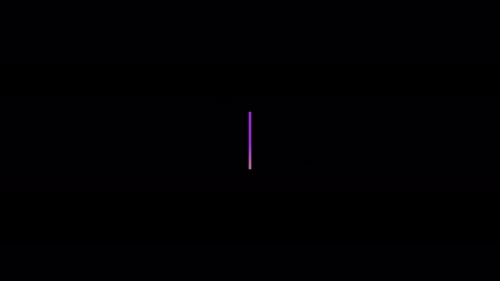 Aspect Collection: Colorful linear lower third animation with the flickering effect