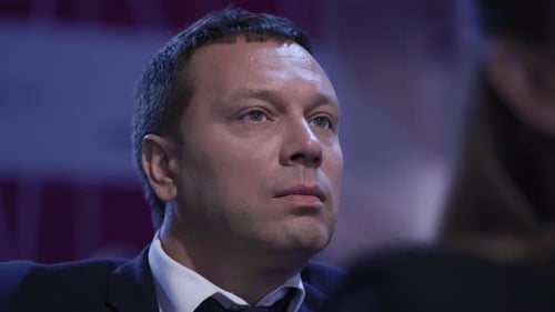 Professional People Attending Conference in Modern Workplace