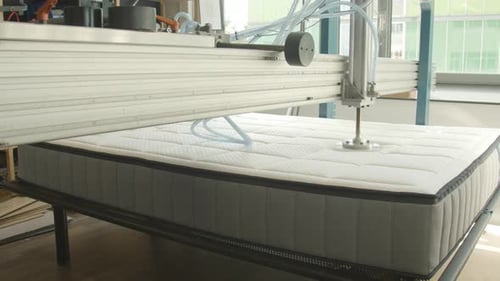 Automated Mattress Testing with Industrial Machine