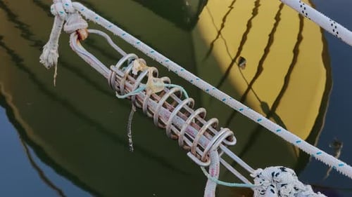 Wooden Boat On The Calm Sea Water 2