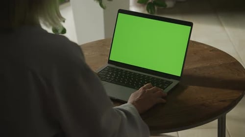 Using Laptop with Green Screen in Dim Light