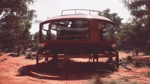 Futuristic Hotel in the Australian Bush