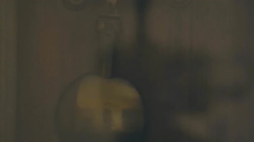 a pendulum seen up close moves in slow motion