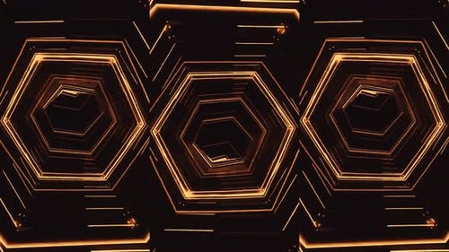 4K rotierende Cyberpunk-Vortex-Bewegung