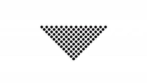 Abstract Dot Triangle Reveal Animation