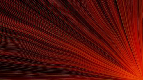 Red and Orange Beam Waves Background Loop Animation in 1080HD