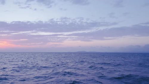 Meer bei Nacht.