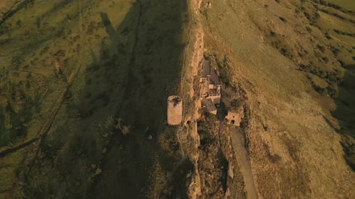 Natlismtsemeli Monastery Complex At Sunset