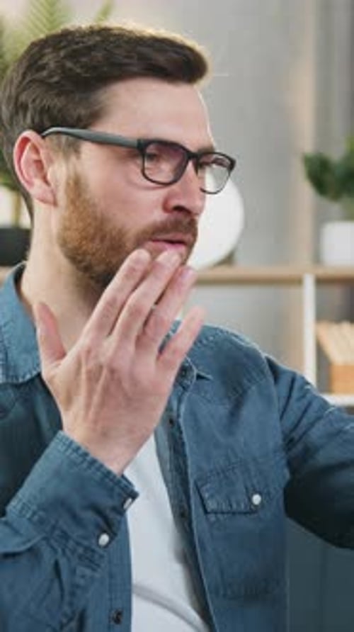 Likable Smiling Experienced 40Aged Office Male Worker with Wellgroomed Beard Sitting in Wheelchair