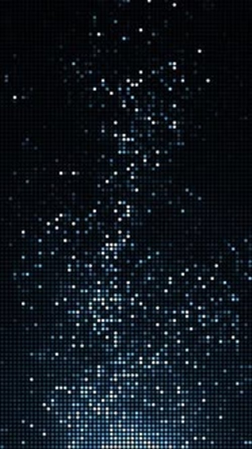 Digital Light Pixel Grid Flow Background Loop