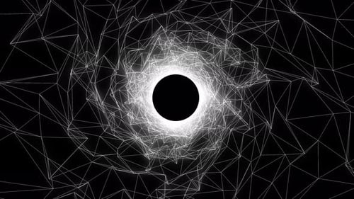 Abstract black white plexus background