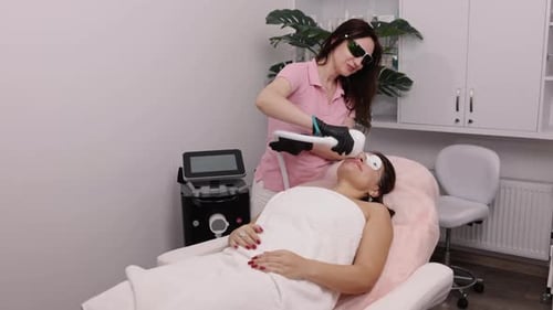 Ipl Cosmetology Hair Removal SPA Concept