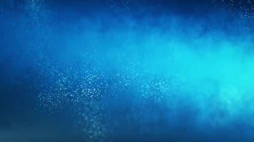 Blue Particle Background