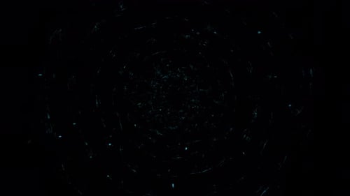 Futuristic Blue Energy Rings Logo Reveal