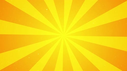 Retro Sunburst Ray Rotating Animated Loop Background