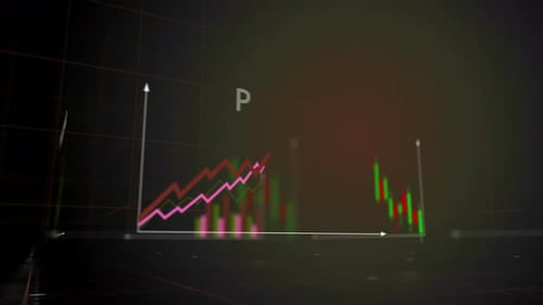 Fake news charts and graphs 3d diagram