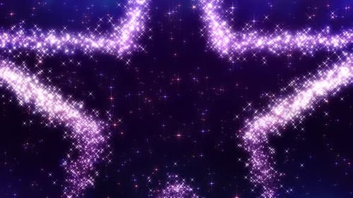 Stars glowing sparkling dust glittering dust particles