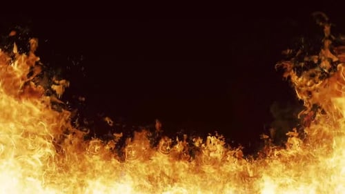 Fire background animation design