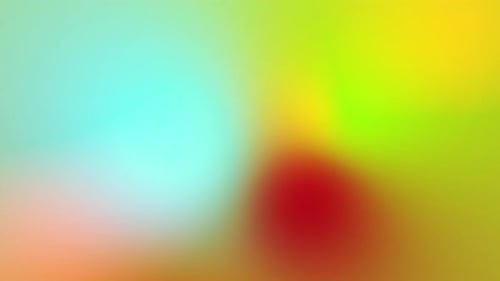 Gradient colorful liquid wave animation