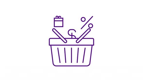 Animated Basket with Alpha Channel