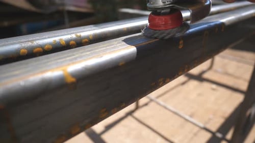 Metal Processing with Circular Saw Tool