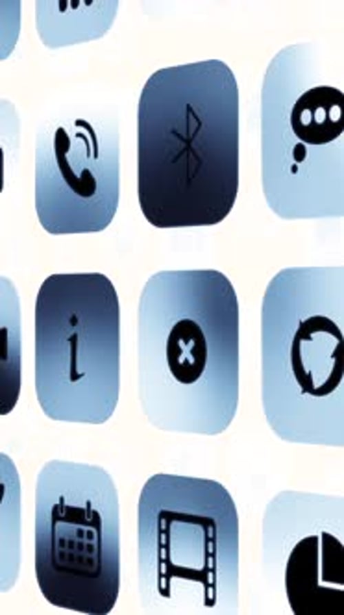 Abstract Icon Graphics Technology Background