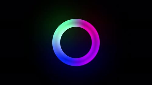 Neon - Gradient Circle Motion Video