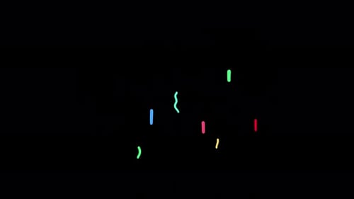 Colorful fireworks exploding looping animation