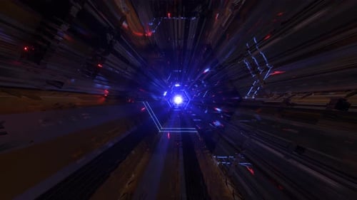 Futuristic Sci Fi Tunnel Loop
