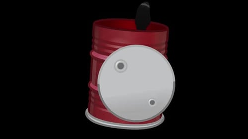 Animiertes Fass-Emoji