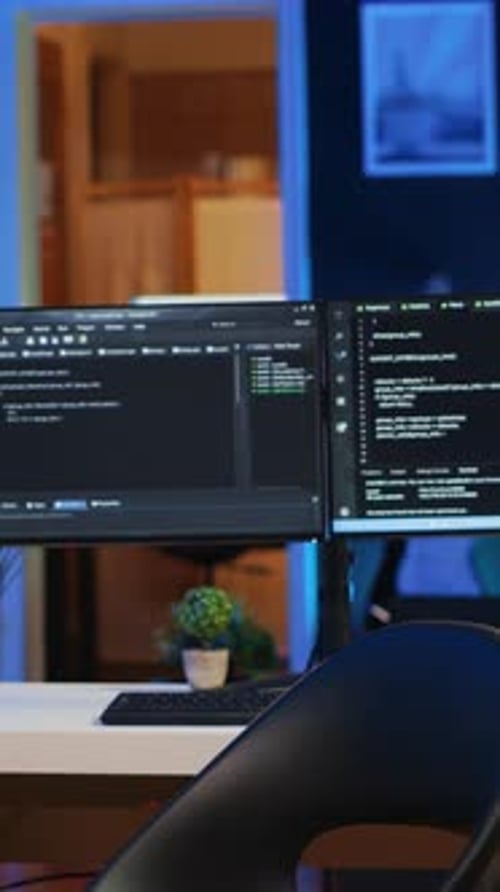 IT Specialist Begins Teleworking Job Shift Holding Cup of Tea