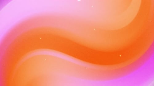 Abstract Fluid Gradient Motion Background with Sparkles