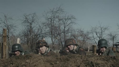 Gruppe von Soldaten, die Gewehre abfeuern