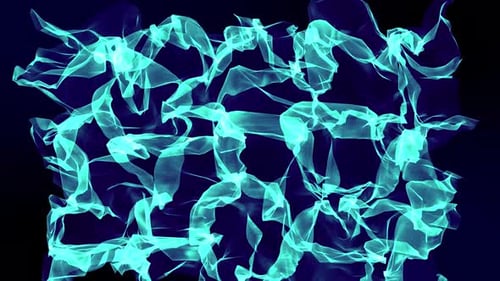 Dynamic Abstract Glowing Aqua Blue Energy Background