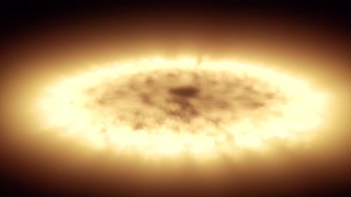 Abstract Fiery Energy Reveal Animation