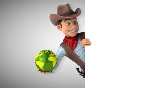 Fun Cowboy - 3D Animation
