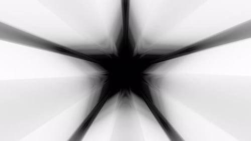 Animation psychédélique en boucle de tunnel d'étoiles sans soudure, arrière-plan lumineux