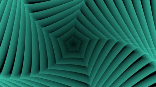 Abstract Geometric Expanding Pentagon Tunnel Background Loop